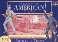 #7208 Confederate Artillery Team (American Civil War 1861-1865)