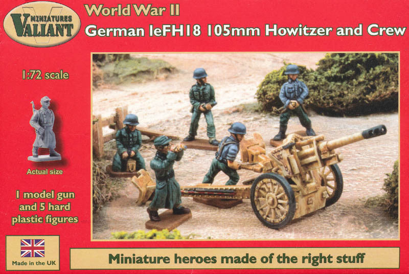 #VM007 German le FH 18 Howitzer and Crew
