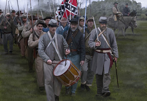 #147 Confederates on the March