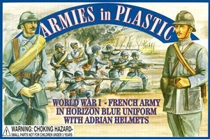#5403 WWI French Army in Horizon Blue Uniforms with Adrian Helmets