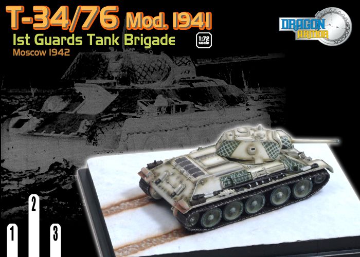 #60135 T-34/76 Mod.1941, 1st Guards Tank Brigade, Moscow 1942