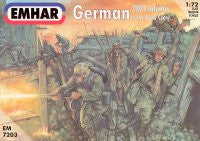 #7203 German WWI Infantry with Tank Crew