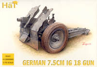 #8163 German 7.5cm IG 18 Gun