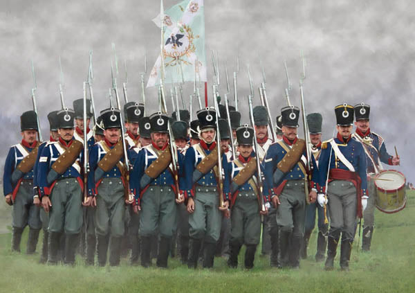 #174 Prussian Infantry on the March (Napoleonic)
