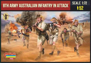 #M155 WWII 8th Army Australian Infantry in Attack