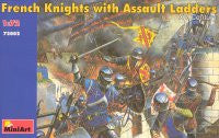 #72002 French Knights with Assault Ladders
