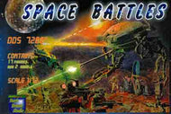 #72001 Space Battles Walker Warmachine Armadill & Destroyer Cyborg Long Shadow w/17 Figures