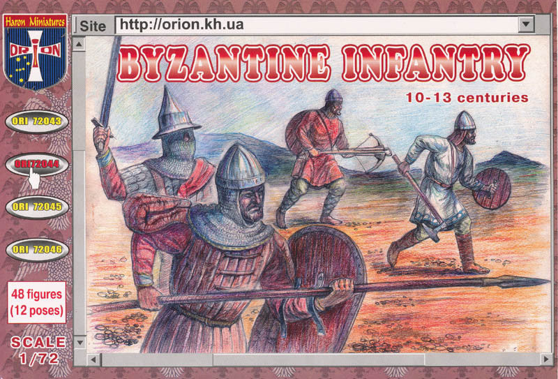 #72044 Byzantine Infantry (10th - 13th Century)