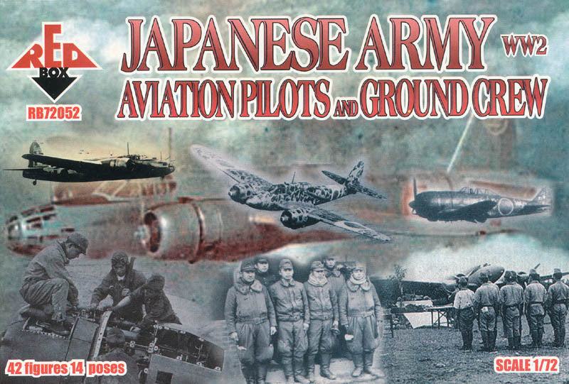 #72052 WW2 Japanese Army Aviation Pilots and Ground Crew