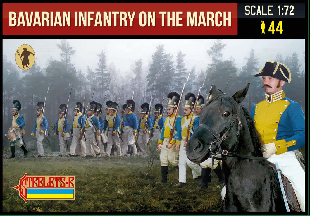 #272 Bavarian Infantry on the March (Napoleonic)