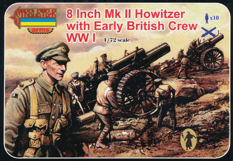 #A003 8 Inch Mk II Howitzer with Early British Crew