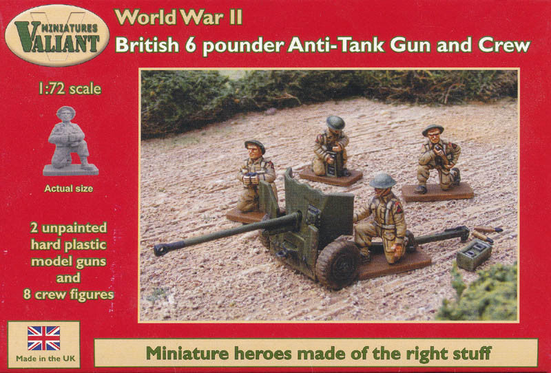 #VM009 British 6 pounder Anti-Tank Gun and Crew