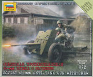 #6112 Soviet 45-mm Anti-Tank Gun with Crew