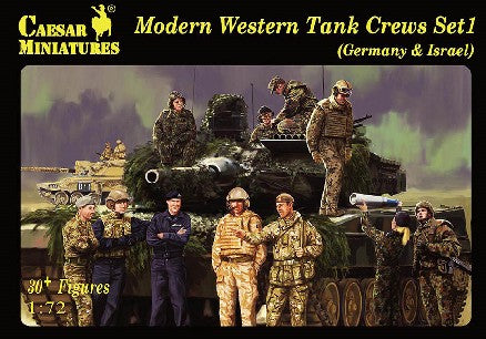 #102 Modern Western Tank Crews Set 1: Germany & Israel