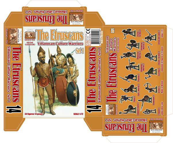 #014 The Etruscans: Villanovan Culture Warriors Set #1