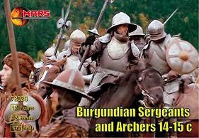#72026 Burgundian Sergeants and Archers