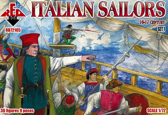 #72105 Italian Sailors XVI-XVII Century Set #1